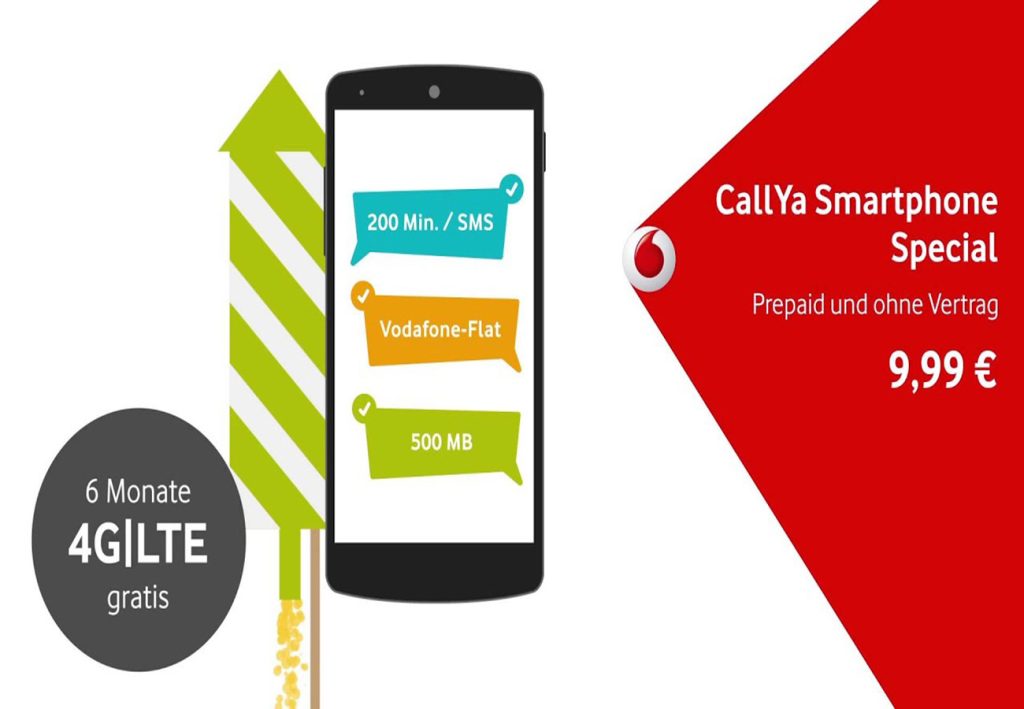 Vodafone CallYa Erfahrungen & Testberichte mit der kostenlosen D2-Prepaid-Karte